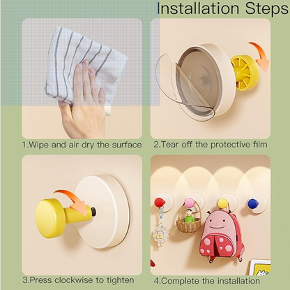 Rotating Wall Hook (Pack of 4)
