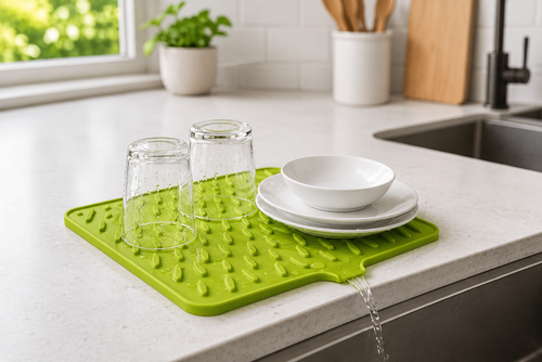 Silicone Dish Drying Mat for Kitchen